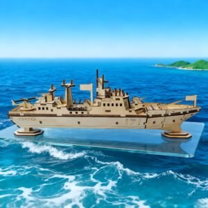 نموذج السفينة الحربية الخشبي: مغامرة بناء ثلاثية الأبعاد تنتظرك!