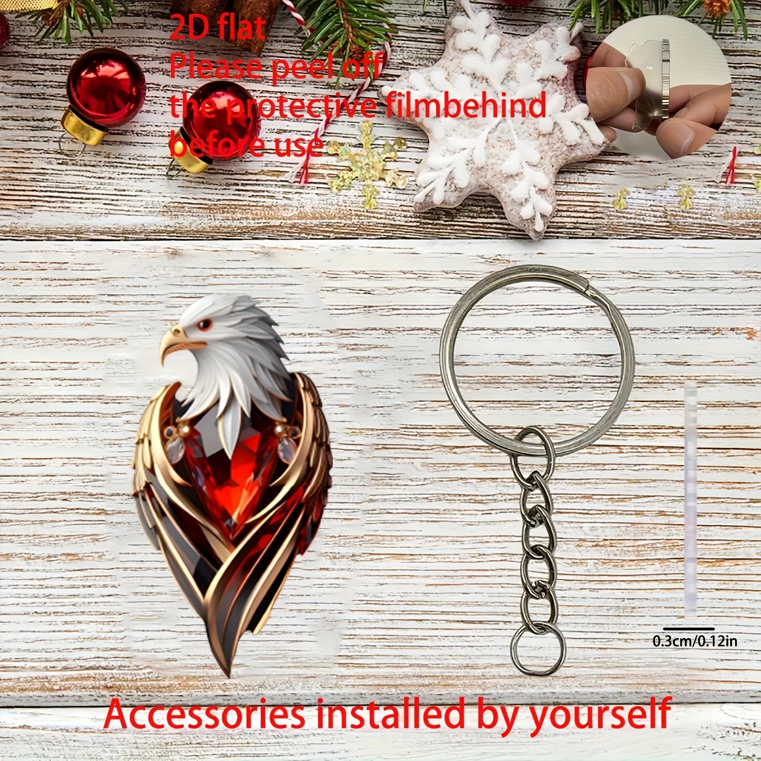 סמל אלגנטיות ועוצמה: תליון נשר יוקרתי רב-שימושי – תמונה 5