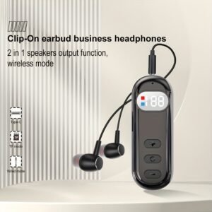 הסאונד בהישג ידך: אוזניית קליפס אלחוטית מהפכנית עם רמקול מובנה