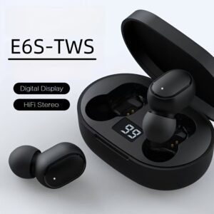 אוזניות E6S אלחוטיות: צליל ללא גבולות, שליטה חכמה, וחוויה שאין כדוגמתה!