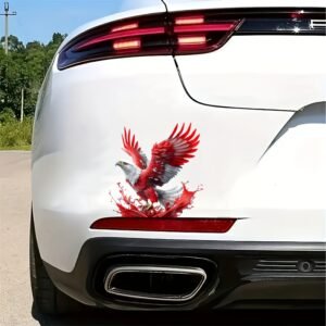 Creative Wings: Dazzling Eagle Stickers with Sparkling Splash Effects