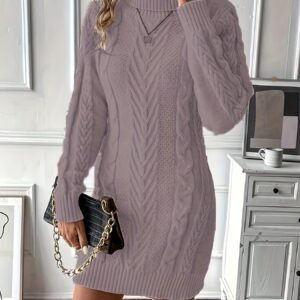 جاذبية الشتاء الراقية: فستان يلامس القلوب