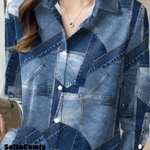 قميص الأناقة المتعددة: إطلالة عصرية ومريحة لكل يوم!