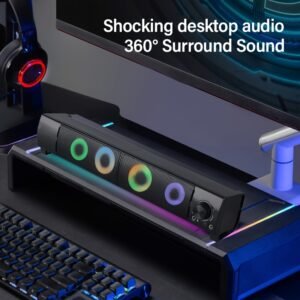 Captivating Sound: 2-in-1 Speaker with Stunning RGB Lighting!