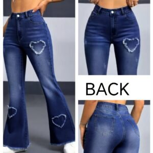 جينز الفلير المطرز: أناقة مريحة بلمسة قلب!