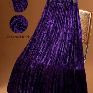 تنورة الحورية الأرجوانية الفاخرة: أناقة ملكية تتألق بها كل امرأة!