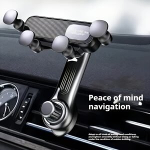 יציבות בלתי מעורערת, שליטה ללא גבולות: מחזיק טלפון לרכב באמצעות כוח הכבידה