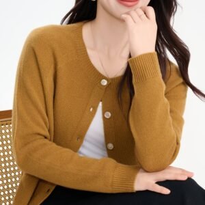 Warmth and Luxury: Pure Wool Cardigan for All Seasons