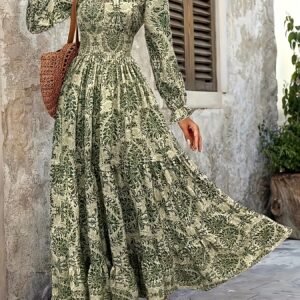 Elegant Paisley Dress: Charming Elegance for All Your Occasions!