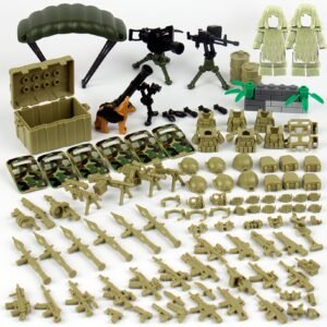 انطلق في مغامرة القائد: مجموعة الأبطال العسكرية الشاملة 198 قطعة!