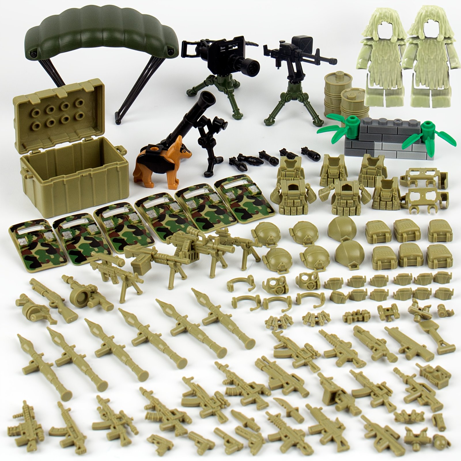 צא להרפתקת מפקד: סט גיבורי צבא מקיף 198 חלקים!
