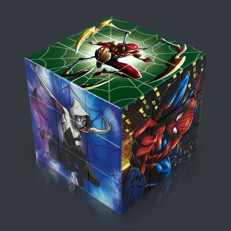 تحدي الأبطال: مكعب سبايدر-مان المغناطيسي 3×3! - الصورة 2