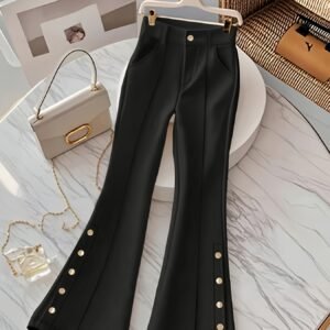 بنطال الأناقة الشاملة: قصة واسعة، راحة لا مثيل لها لكل أوقاتك!