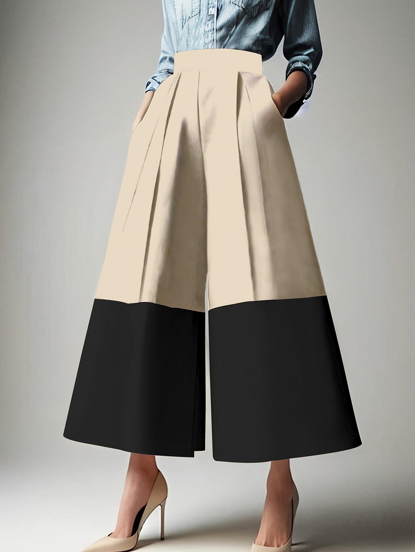 Colorful Wide-Leg Pants: Shine with Unique Style for Endless Elegance!