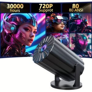 צפו בעולמכם בגדול: מקרן חכם נייד (720P)