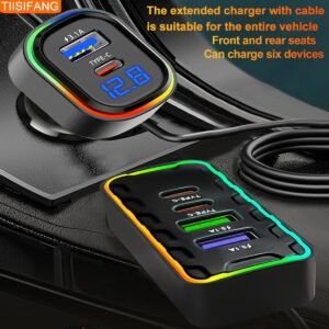 Limitless Charging Power: The Smart Car Charger for Every Journey!