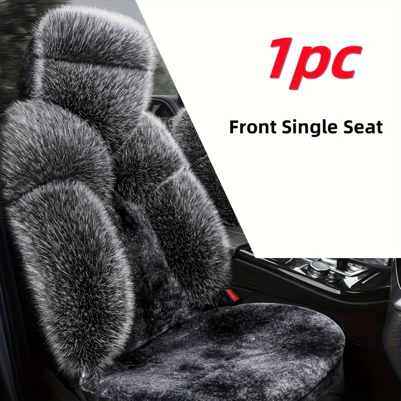 Luxury Warmth for Your Car Seat: Premium Velvet Winter Cover - Image 3