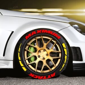 Unleash Power: FALKEN MAXIMUM ATTACK Tire Stickers