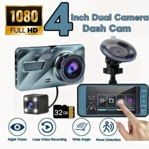 בטיחות מוחלטת, בהירות ללא תחרות: מצלמת רכב חכמה עם מסך מגע!