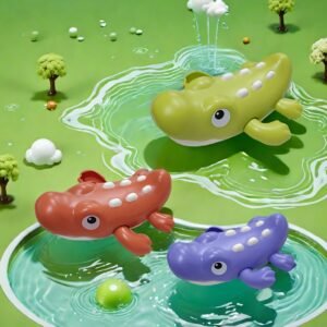 תנין הכיף במים: קסם האמבטיה מתחיל כאן!