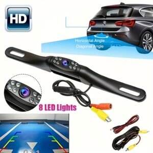 Ultimate Confidence Driving: Metallic Wide-Angle Night Vision Rear View Camera