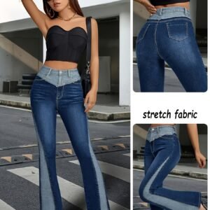 عودة الأناقة: جينز الفلير عالي الخصر لمظهر لا يُنسى!