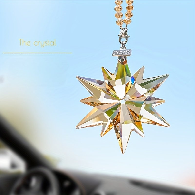 נדפת השלג הקריסטלית: נגיעת יוקרה נוצצת לרכב שלך!