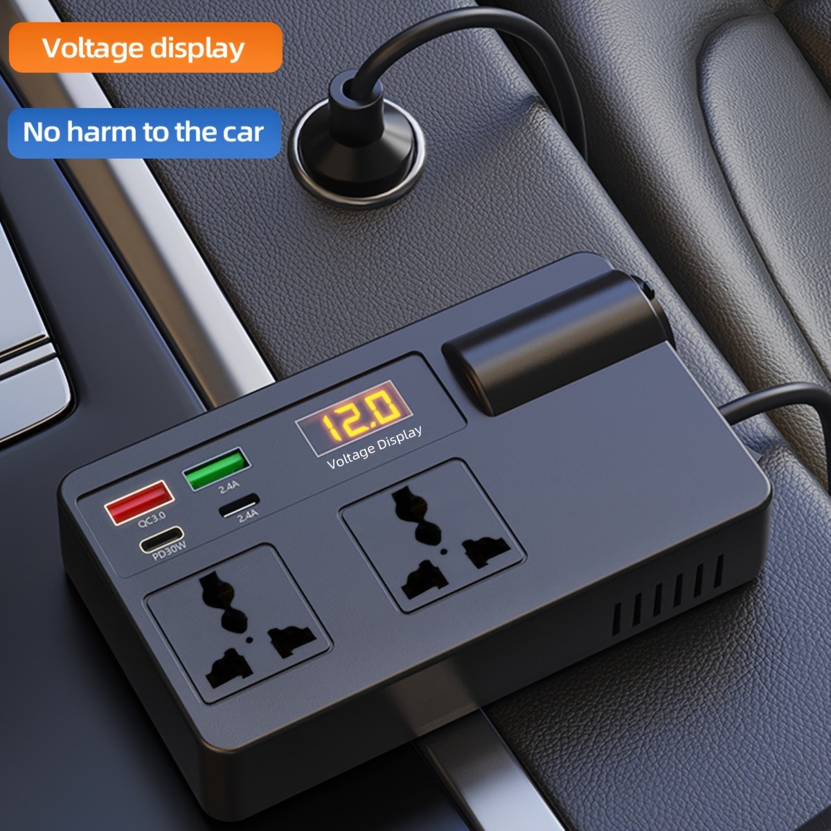 قوتك في كل رحلة: محول طاقة السيارة الذكي! - الصورة 3