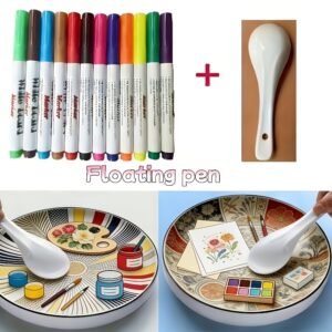 أقلام الرسم المائي السحرية: فن يطفو على الماء!