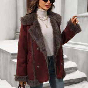 جاكيت الخريف والشتاء الفاخر: أناقة دافئة لمقاسكِ المثالي