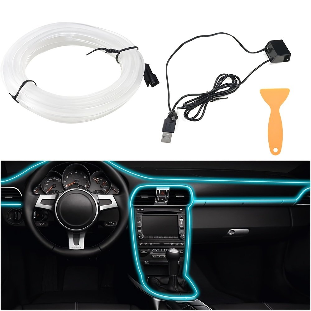 أجواء سيارتك... عالم آخر! إضاءة النيون المرنة RGB - الصورة 7