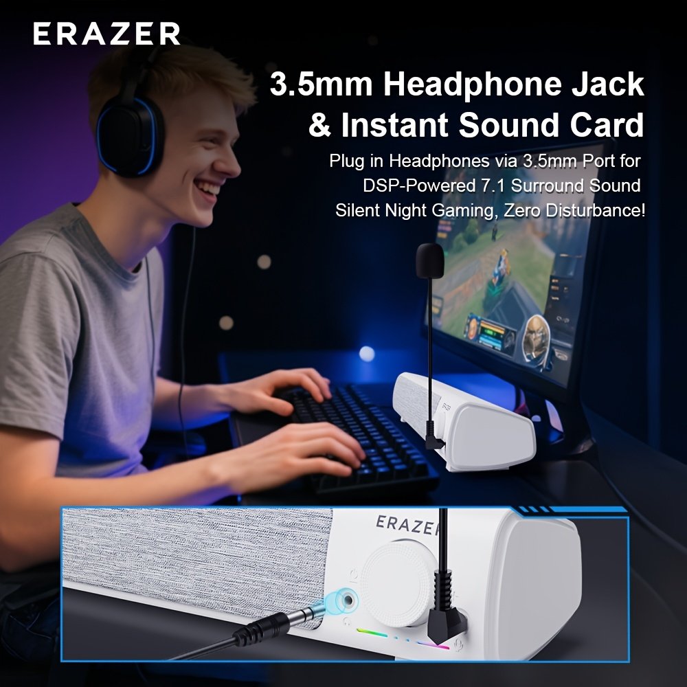 Erazer: قوة الصوت والأناقة المترفة لمكتبك - الصورة 4