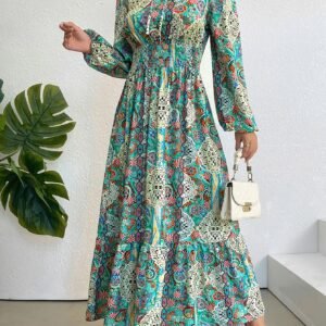 تألقي بجمال الزهور: فستان الماكسي الأنيق لكل مناسبة!