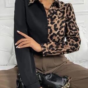 تألقي بجرأة الفهد: قميصك الأنيق لكل المواسم!