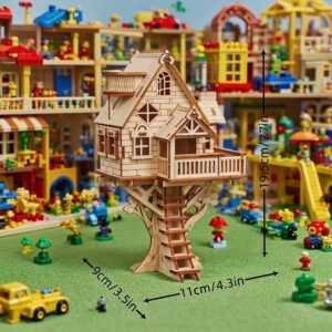 بستان الأحلام الخشبي: تحفة فنية ثلاثية الأبعاد بلمسة يديك!