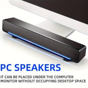 חווית שמע יוצאת דופן: רמקולי מחשב עם תאורת LED מרהיבה!