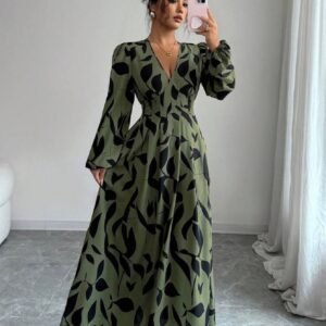 فستان الزهور الأنيق: روعة الأنوثة العصرية لمواسم التألق.