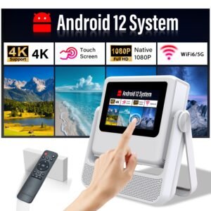 מסך המגע הענק שלך: מקרן אנדרואיד נייד עם חוויה קולנועית ייחודית!