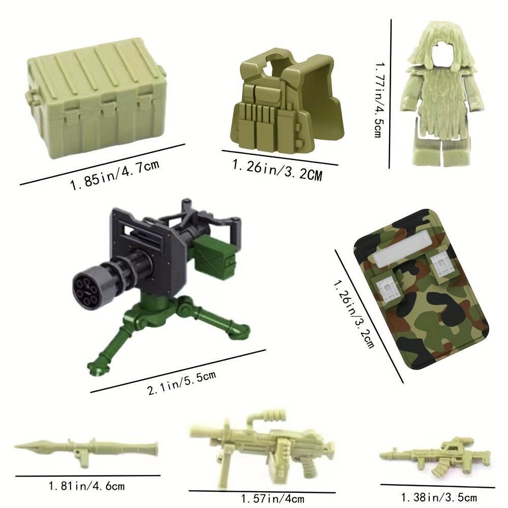 צא להרפתקת מפקד: סט גיבורי צבא מקיף 198 חלקים! – תמונה 2