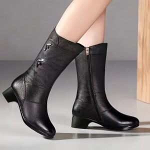 Your Companion for Elegance & Warmth: Classic Pointed Winter Ankle Boot