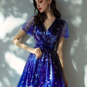 فستان السهرة البراق بالترتر: أناقة تخطف الأضواء!