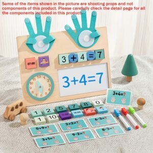 שעון מספרים מעץ: הכיף של מתמטיקה וזמן בין אצבעות ילדכם!