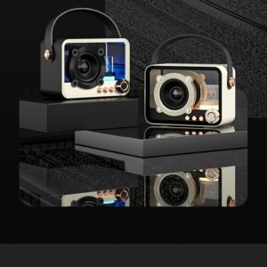 Your Glowing Audio Companion: The All-in-One Portable Wireless Speaker!