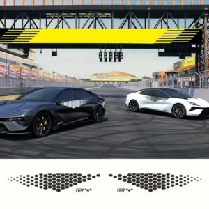 3D Hexagonal Car Decals: A Striking Transformation!