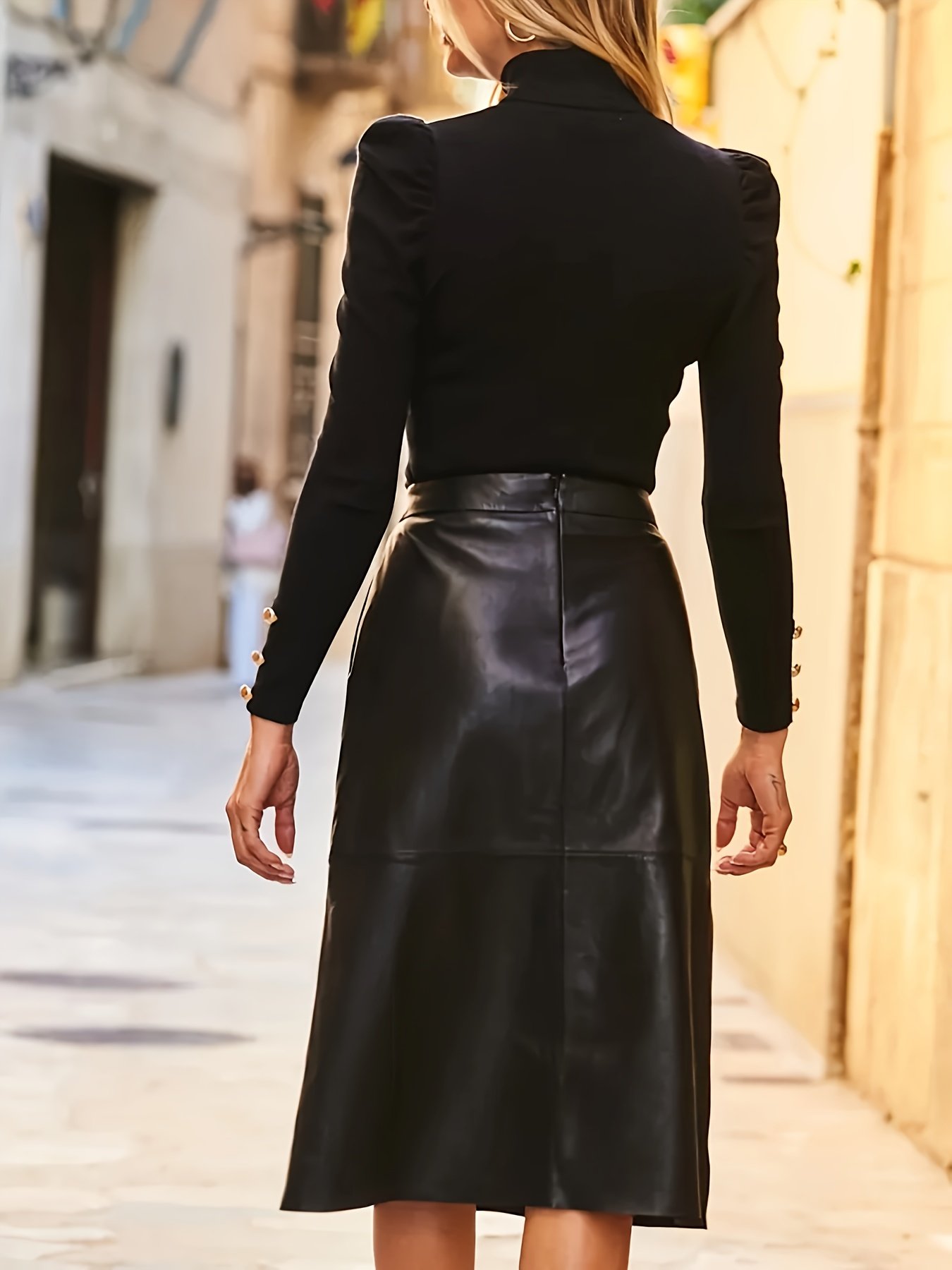 חצאית A-line עם מותן גבוה: אלגנטיות שאי אפשר לעמוד בפניה לכל אישה אופנתית! – תמונה 3