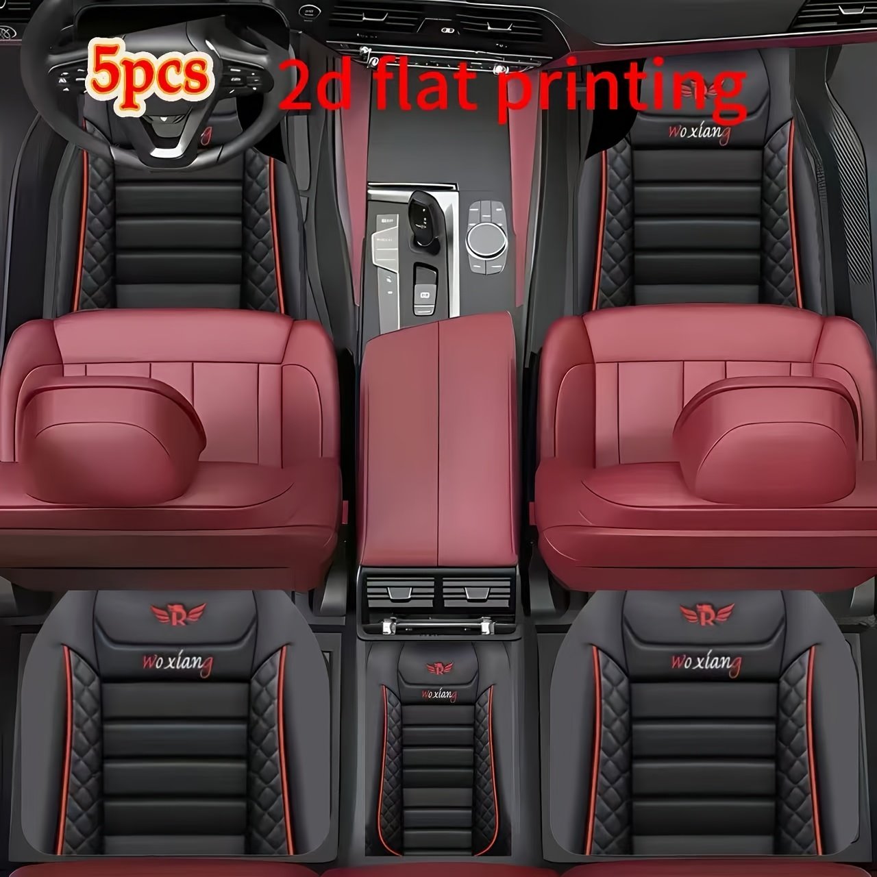 R Red Car Mats: The Touch of Luxury Your Car Deserves!
