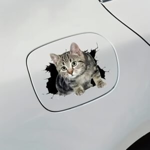 Climbing Cat Sticker: Add a Touch of Fun and Personality!