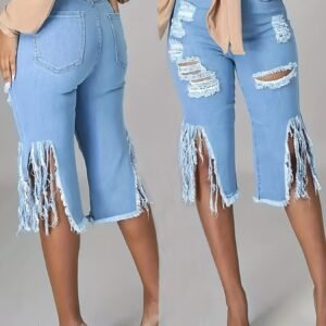 ג'ינס ברמודה קיצי: אלגנטיות עכשווית ונוחות שאין כדוגמתה!