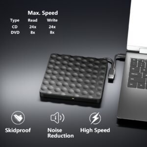 مشغل الأقراص الخارجي: سرعة، أناقة، واتصال لا مثيل له!