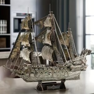 أبحر في عالم الإبداع: مجسم سفينة القراصنة المعدني ثلاثي الأبعاد!